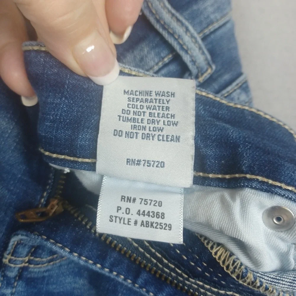 BKE Payton Jeans Womens 31 (fits 34X24) Mid RiseUniversal Fit Straight Leg
